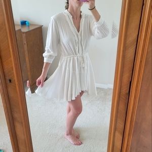 Flowy White Summer Dress